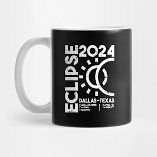 Dallas Texas Total Solar Eclipse April 8 2024 Totality Mug